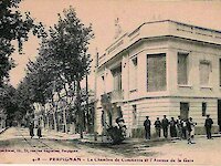 Ancienne Chambre de Commerce et avenue de la Gare Perpignan