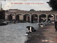 La Basse et le pont de Guerre quartier Gare Perpignan