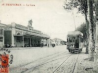 Gare SNCF et tram Perpignan