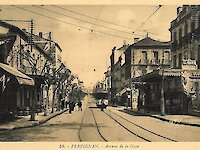 Avenue de la Gare côté Terminus Perpignan