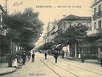 Avenue de la Gare Brasserie de la Gare Hôtel Terminus Perpignan