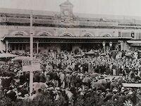 Fête, parvis de la Gare, 6 juin 1910