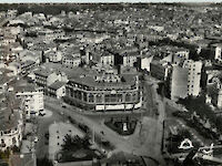 Vue aérienne Place de Catalogne