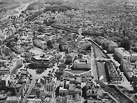 Vue aérienne Place de Catalogne, quartier Gare