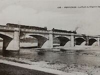 Pont de chemin de fer sur la Têt, Perpignan